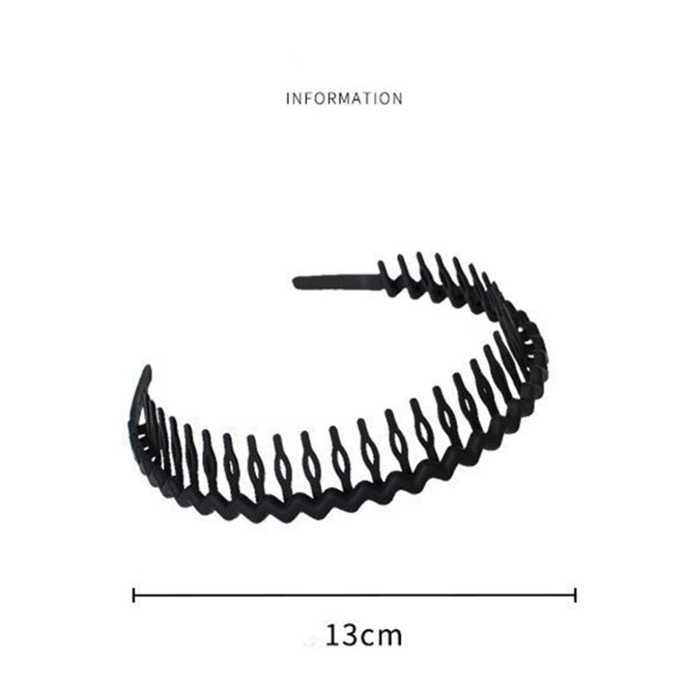 5PCS Non Slip Plastic Headbands for Women and Girls Wide Head Bands with Teeth B - Picture 2 of 2